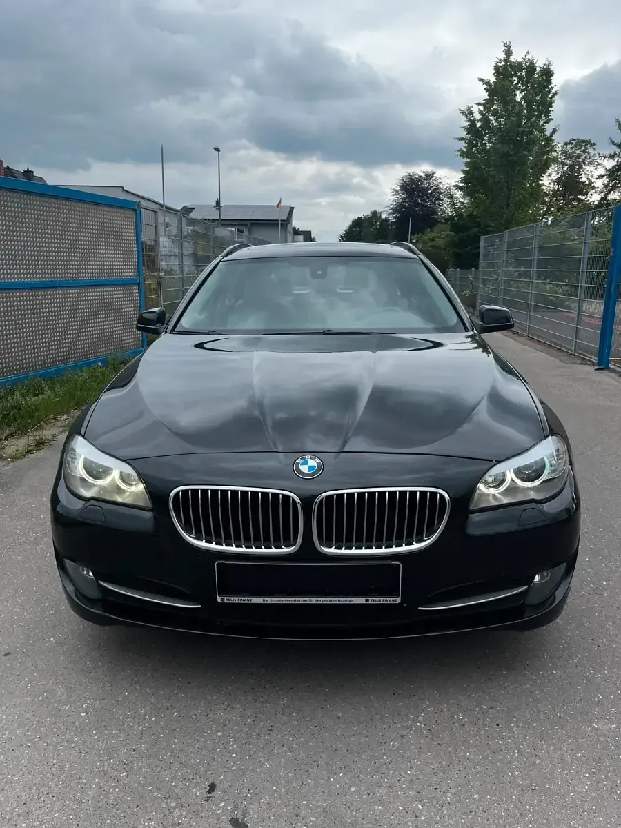 Brugt BMW 525 204 HK (150 kW) 2010 Sort Stationcar