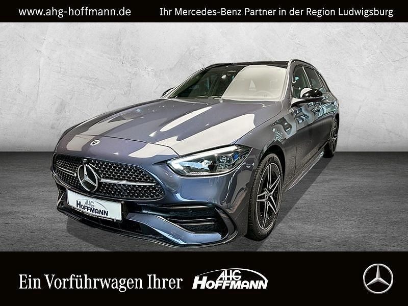 Blau Gebraucht 2024 Mercedes C300e Night Limousine | 45.910 € (Etwas zu teuer) - Bild 1/4