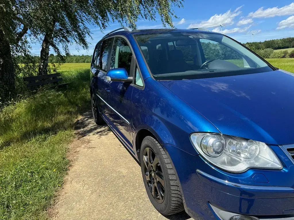 Gebraucht VW Touran Highline 140 PS (102 kW) 2008 Blau Van / Kleinbus