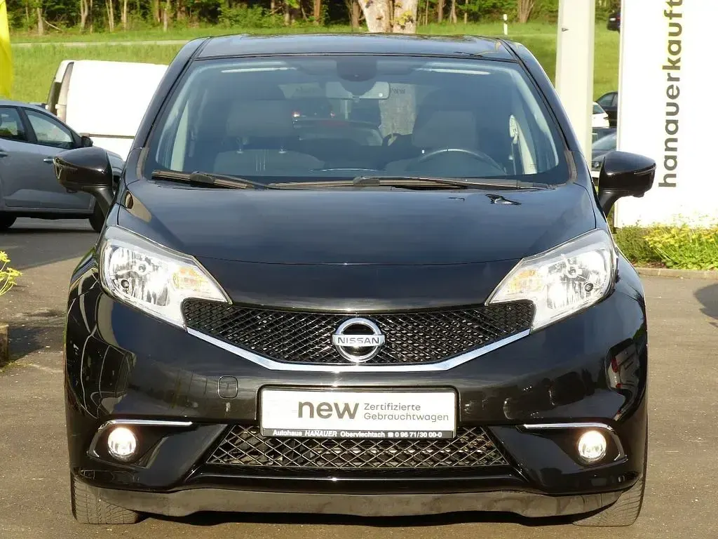 Gebraucht Nissan Note Acenta 98 PS (72 kW) 2014 Schwarz Kleinwagen