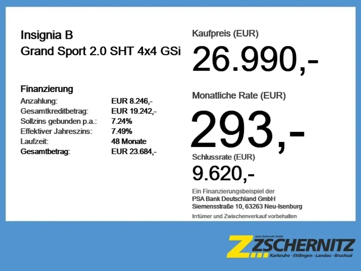 Gebraucht Opel Insignia Sport 230 PS (169 kW) 2022 Diamant schwarz/karbon schwarz Limousine