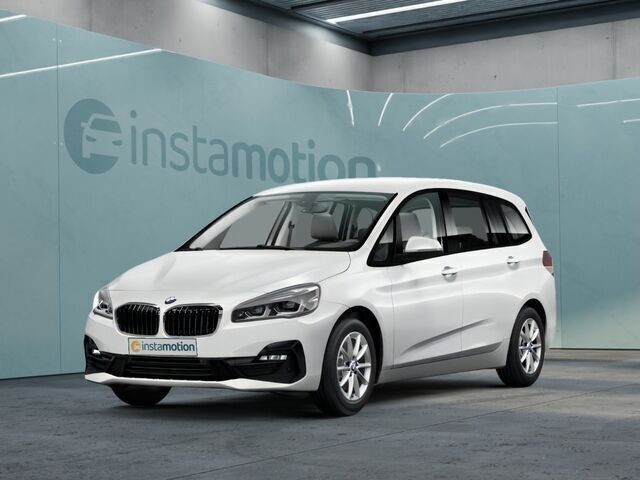 Schwarz Gebraucht 2021 BMW 218 Gran Tourer Sport Line Van / Kleinbus | 24.240 € (Fairer Preis) - Bild 1/2