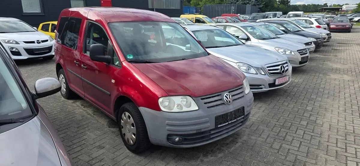 Gebraucht VW Caddy 75 PS (55 kW) 2006 Rot Van / Kleinbus