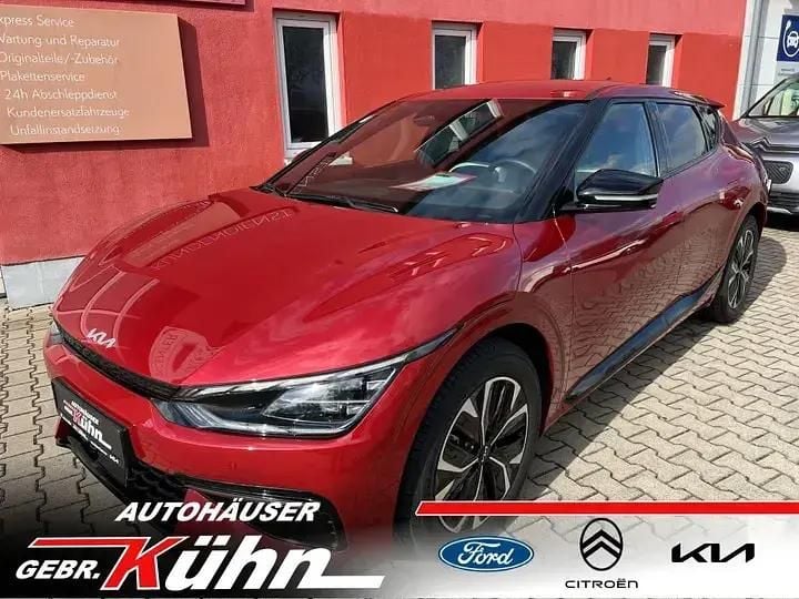 Stahlgrau metallic Gebraucht 2022 Kia EV6 3 SUV | 32.789 € (Superpreis) - Bild 1/3