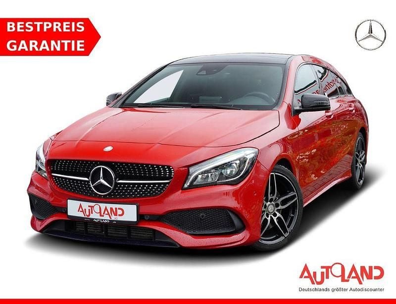 Rot Gebraucht 2017 Mercedes CLA250 AMG line Limousine | 23.990 € (Etwas zu teuer) - Bild 1/4