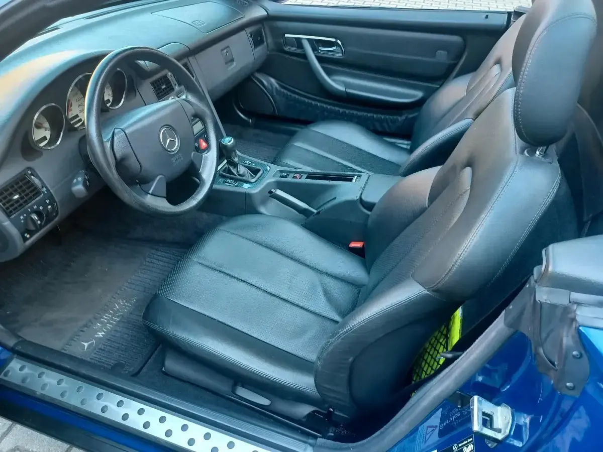 Gebraucht Mercedes SLK200 136 PS (100 kW) 2000 Blau Cabrio