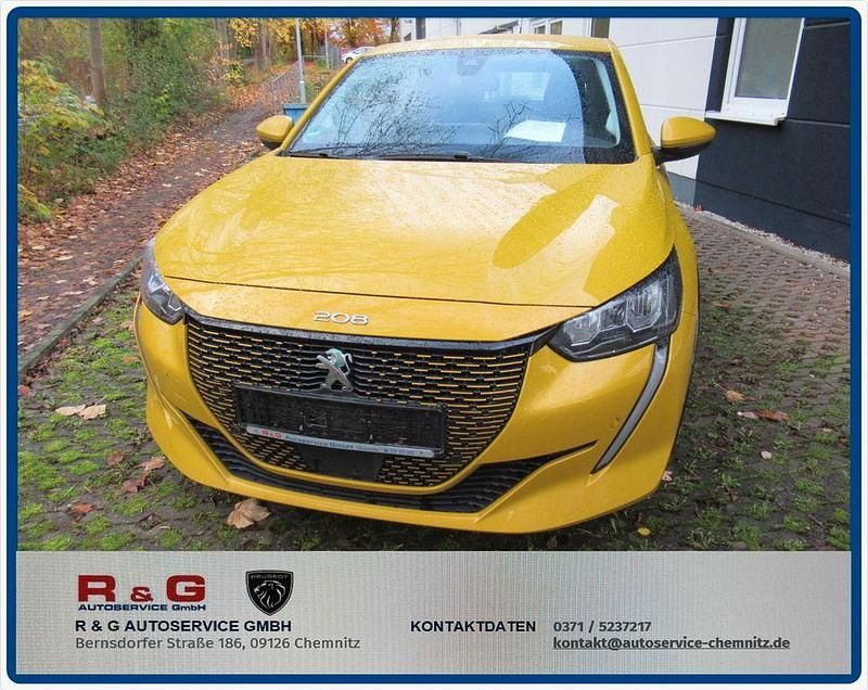 Faro gelb metallic Gebraucht 2020 Peugeot e-208 Allure Kleinwagen | 13.990 € (Fairer Preis) - Bild 1/4