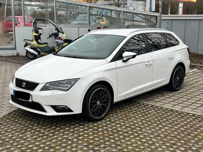 Usata Seat Leon 92 CV (67 kW) 2016 Bianco Station wagon