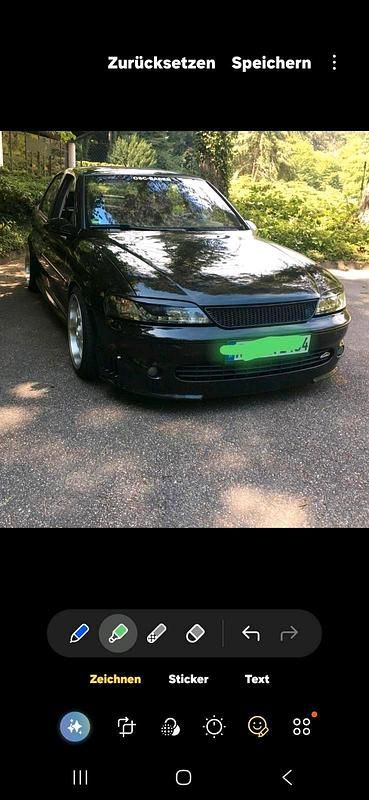 Gebraucht Opel Vectra 194 PS (142 kW) 1998 Schwarz Limousine