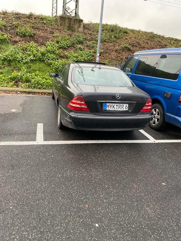 Schwarz Gebraucht 2001 Mercedes S320 Limousine | 1.800 € (Superpreis) - Bild 1/4