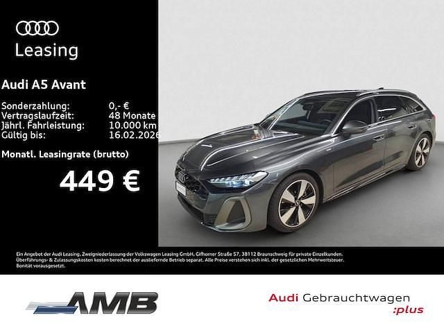 Daytonagrau perleffekt Gebraucht 2025 Audi A5 S-Line Kombi | 47.390 € (Superpreis) - Bild 1/3