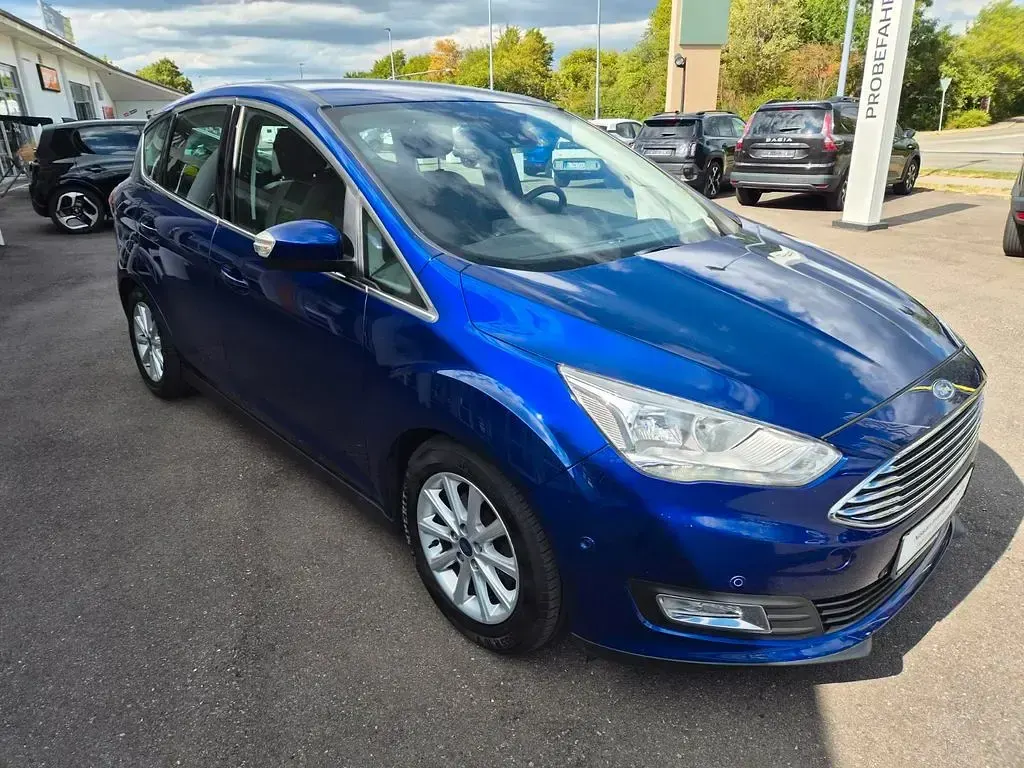 Gebraucht Ford C-MAX Titanium 101 PS (74 kW) 2018 Blau Van / Kleinbus