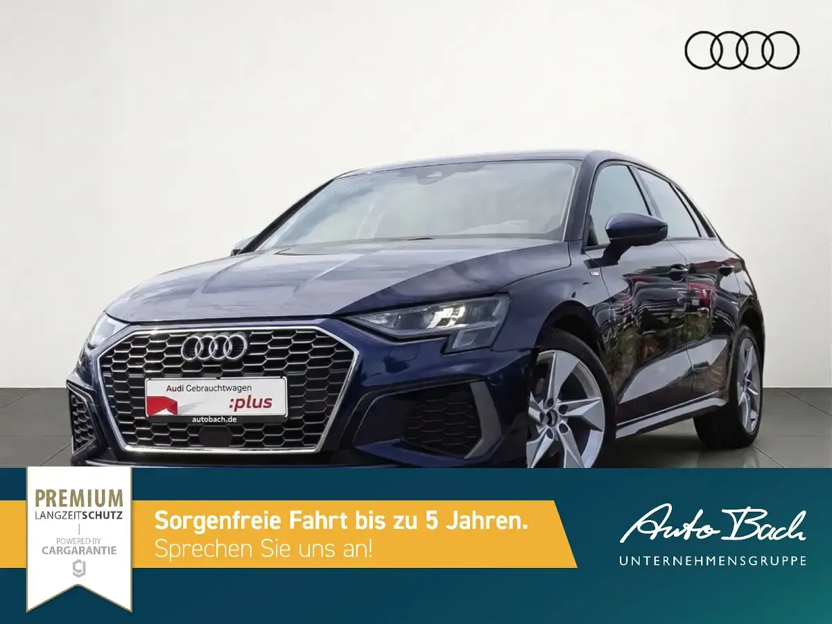 Gebraucht Audi A3 S-Line 150 PS (110 kW) 2023 Navarrablau metallic Limousine