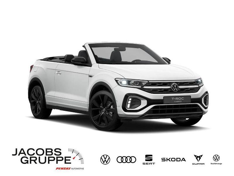 Pure white Neu 2025 VW T-Roc Cabriolet R-line Cabrio | 45.960 € (Etwas zu teuer) - Bild 1/4