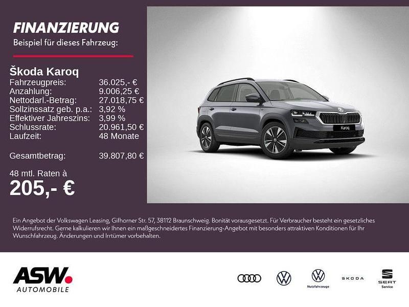 Graphitegrau metallic Neu 2025 Skoda Karoq Tour SUV | 36.025 € (Etwas zu teuer) - Bild 1/4