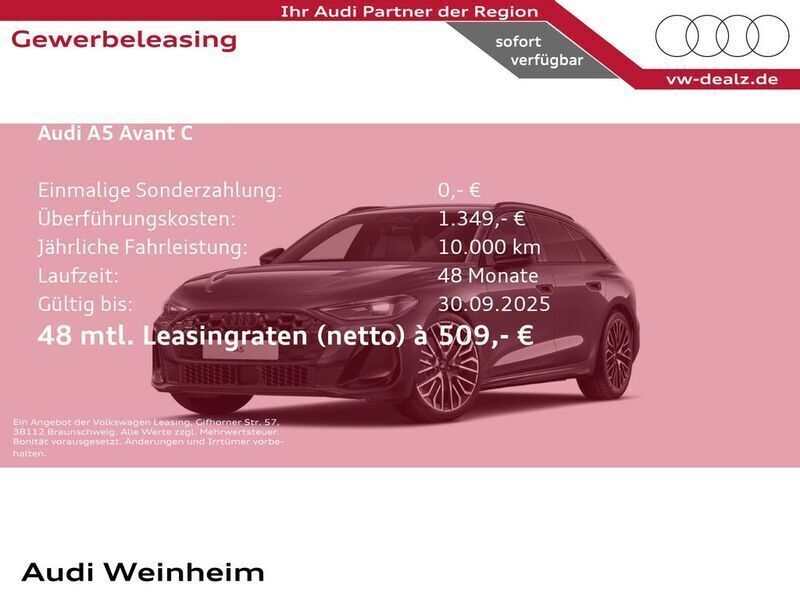 Grau Neu 2025 Audi A5 Sport Coupé | 56.160 € - Bild 1/2