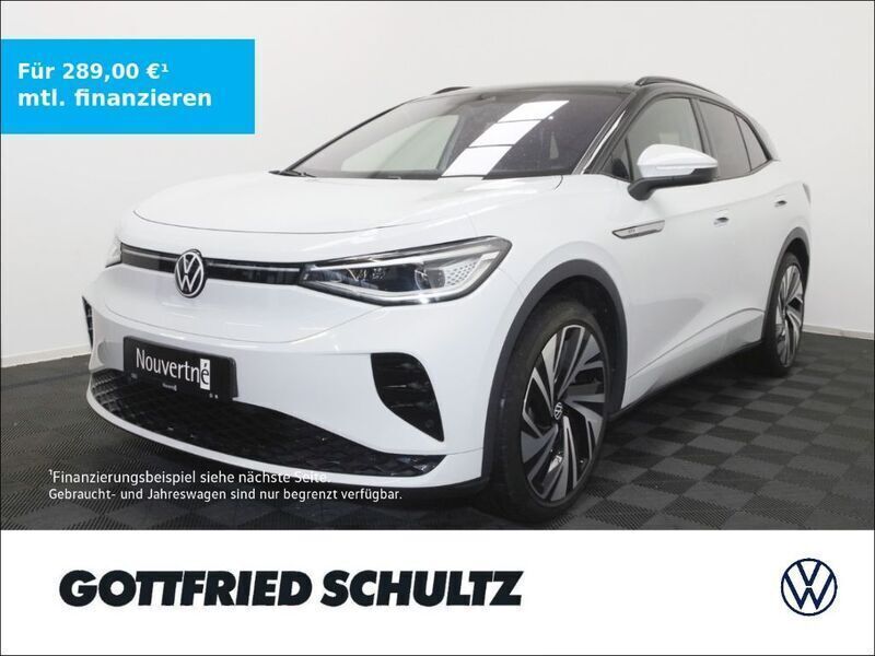 Gletscherweiss (white), metallic Gebraucht 2021 VW ID.4 GTX SUV | 34.450 € (Guter Preis) - Bild 1/4