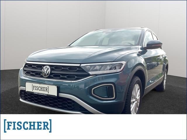 Blau Gebraucht 2024 VW T-Roc Life SUV | 22.449 € (Guter Preis) - Bild 1/4