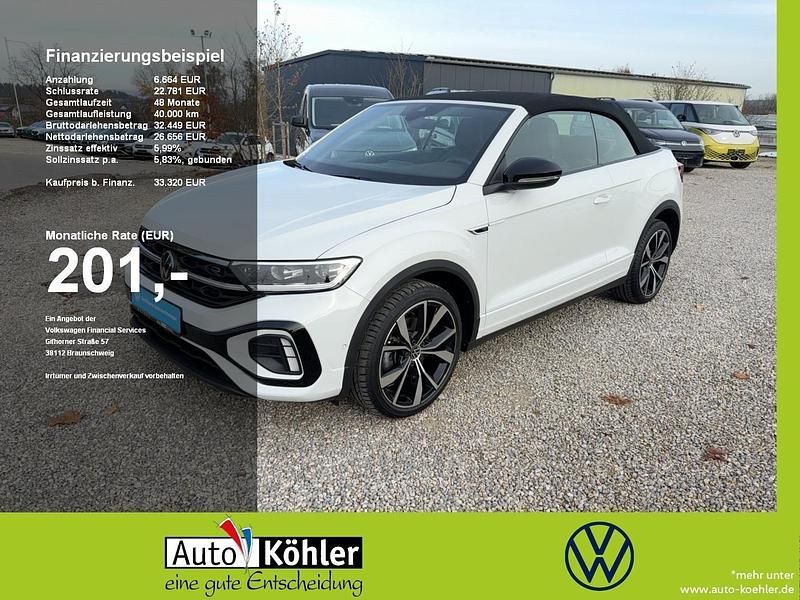 Gebraucht VW T-Roc R-line 150 PS (110 kW) 2025 Pure white / titanschwarz SUV