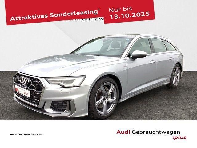 Florettsilber metallic Gebraucht 2024 Audi A6 S-Line Kombi | 54.350 € (Teuer) - Bild 1/4