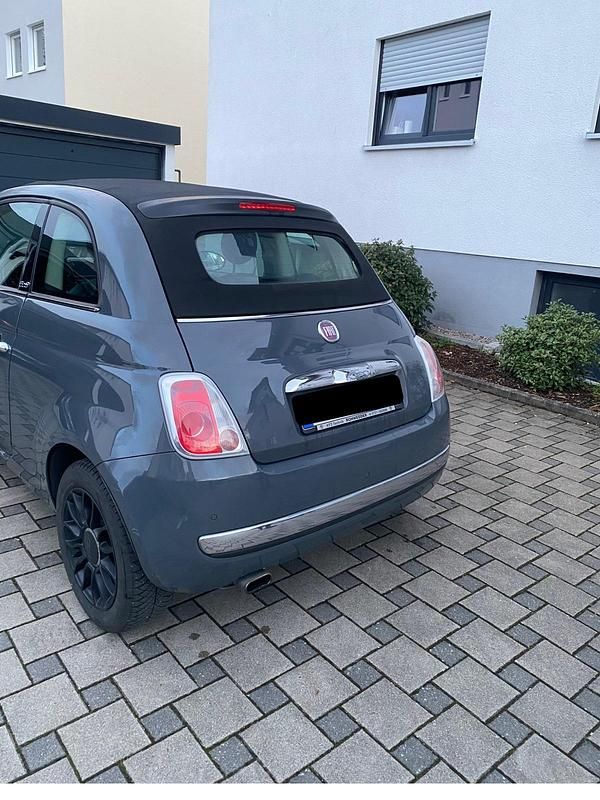Brugt Fiat 500C 69 HK (50 kW) 2012 Grå Cabriolet