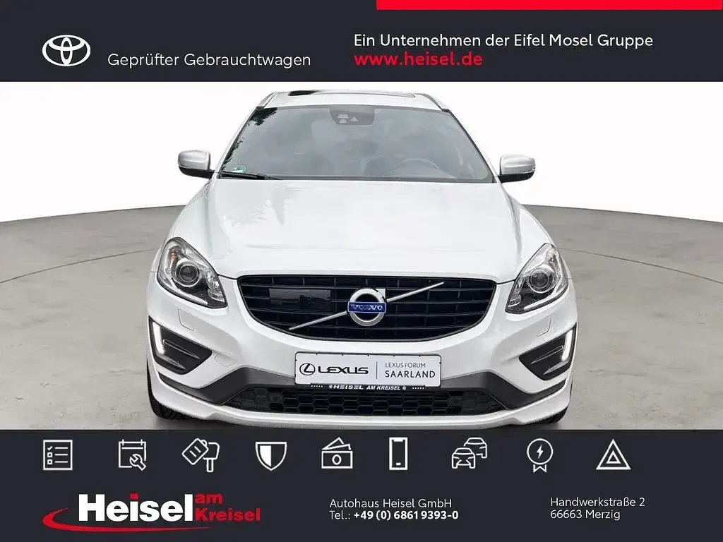 Gebraucht Volvo XC60 R-Design 220 PS (161 kW) 2017 Weiß SUV