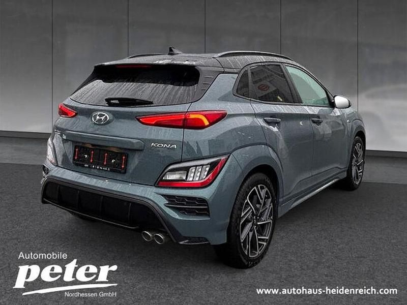 Gebraucht Hyundai Kona N Line 120 PS (88 kW) 2022 Misty jungle (metallic) SUV