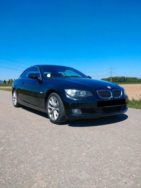 Schwarz Gebraucht 2009 BMW 325 Cabriolet Cabrio | 8.100 € (Fairer Preis) - Bild 1/4