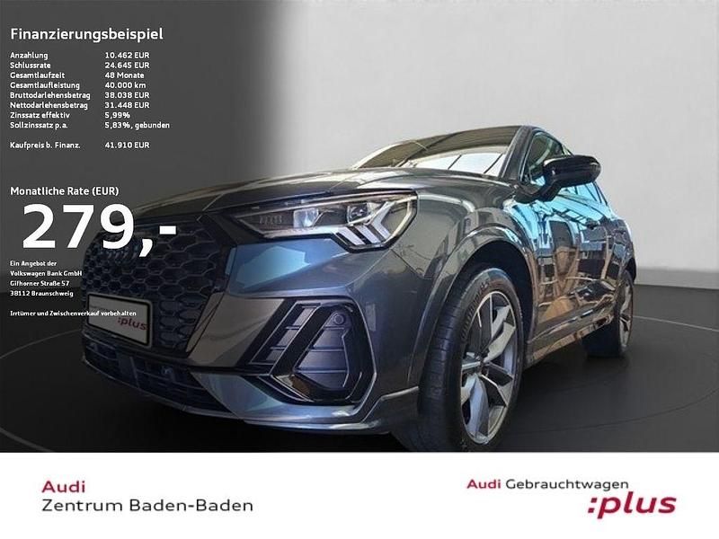 Grau Gebraucht 2024 Audi Q3 Sportback Ambiente SUV | 41.910 € (Etwas zu teuer) - Bild 1/4