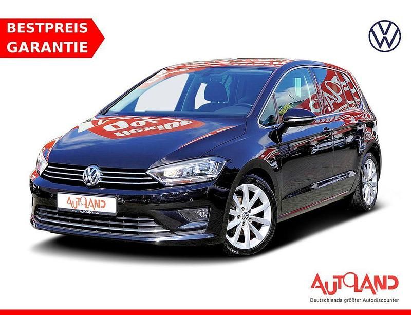 Schwarz Gebraucht 2017 VW Golf Sportsvan Highline Van / Kleinbus | 15.990 € (Fairer Preis) - Bild 1/4
