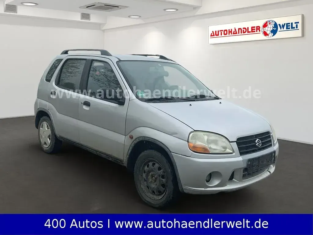 Gebraucht Suzuki Ignis 83 PS (61 kW) 2002 Silbergrau Kleinwagen