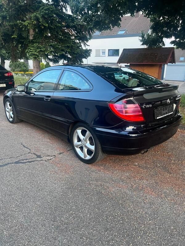 Blau Gebraucht 2003 Mercedes C180 Coupé | 1.650 € (Guter Preis) - Bild 1/4