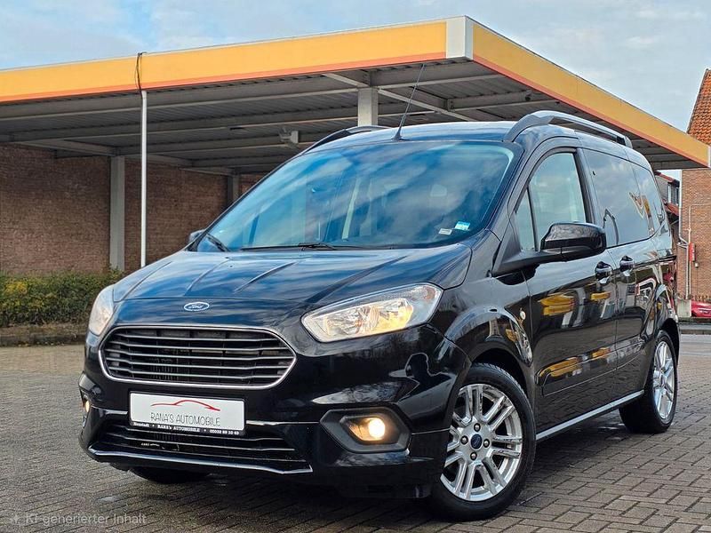Agate black Gebraucht 2019 Ford Tourneo Courier Titanium Van / Kleinbus | 9.900 € (Superpreis) - Bild 1/4