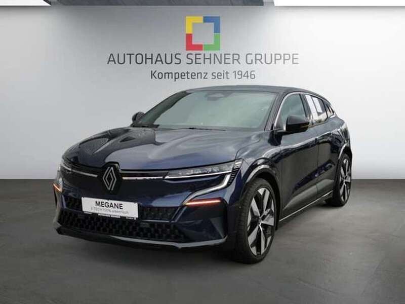 Gebraucht Renault Megane E-Tech Techno 160 kW (218 PS) 2023 Nachtblau metallic, black pearlschwarz metallic Limousine