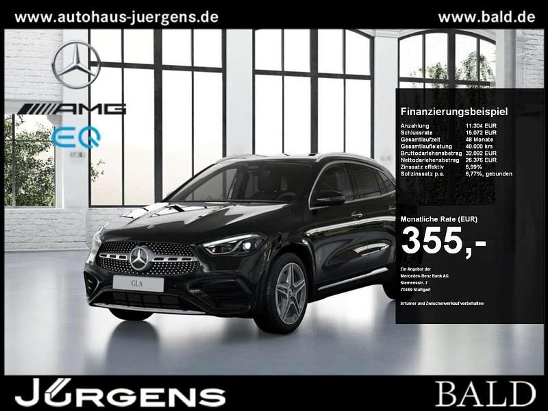 Unilack nachtschwarz Gebraucht 2024 Mercedes GLA200 AMG SUV | 37.680 € (Superpreis) - Bild 1/4