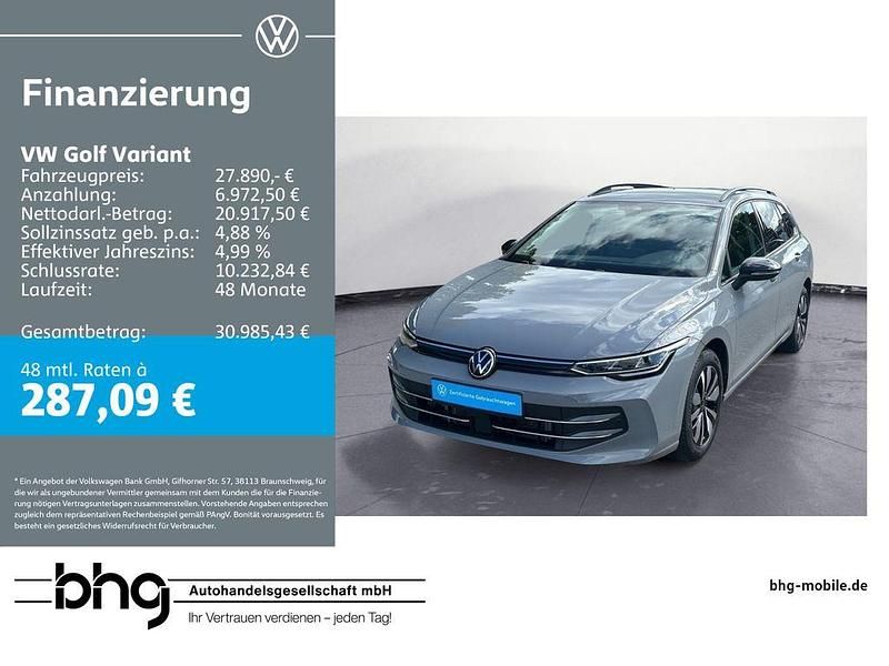 Grau Gebraucht 2025 VW Golf VIII Goal Kombi | 27.890 € (Superpreis) - Bild 1/4