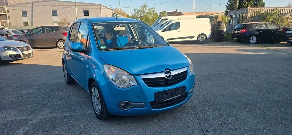 Gebraucht Opel Agila Edition 86 PS (63 kW) 2009 Blau Kleinwagen