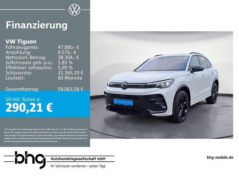Weiß Gebraucht 2024 VW Tiguan R-line SUV | 47.880 € (Fairer Preis) - Bild 1/4