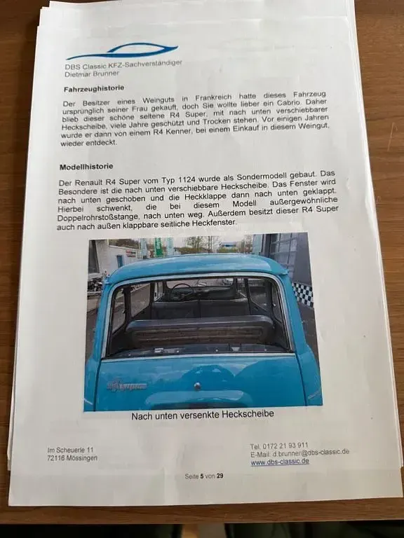 Gebraucht Renault R4 26 PS (19 kW) 1963 Blau Limousine