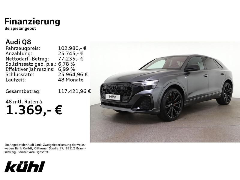 Ny Audi Q8 286 HK (210 kW) 2025 Grå SUV