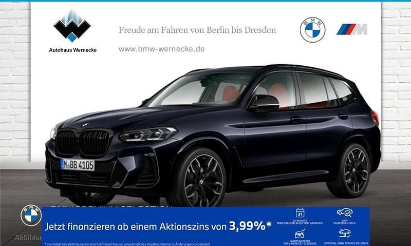 M carbonschwarz Gebraucht 2022 BMW X3 M SUV | 67.842 € - Bild 1/4