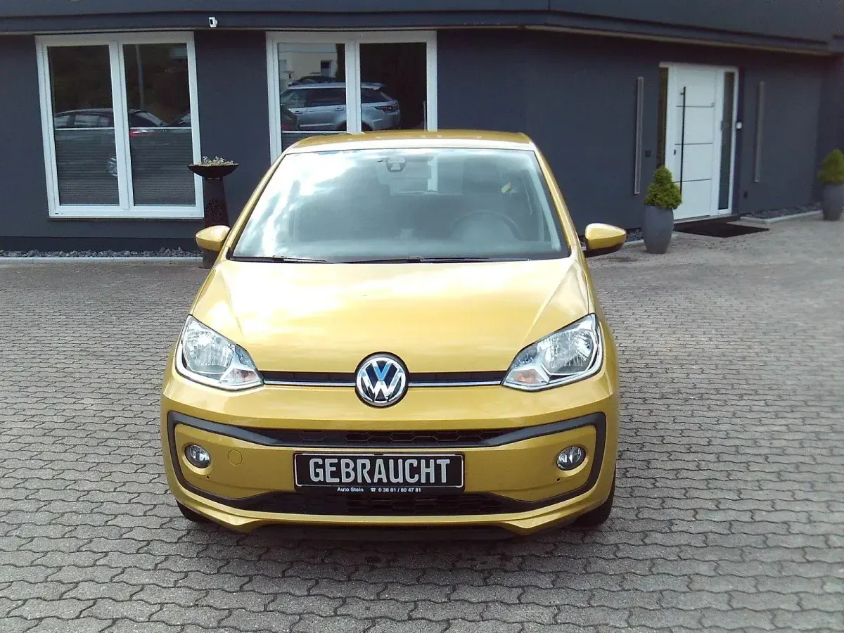 Gebraucht VW up! Move 60 PS (44 kW) 2019 Gelb Kleinwagen