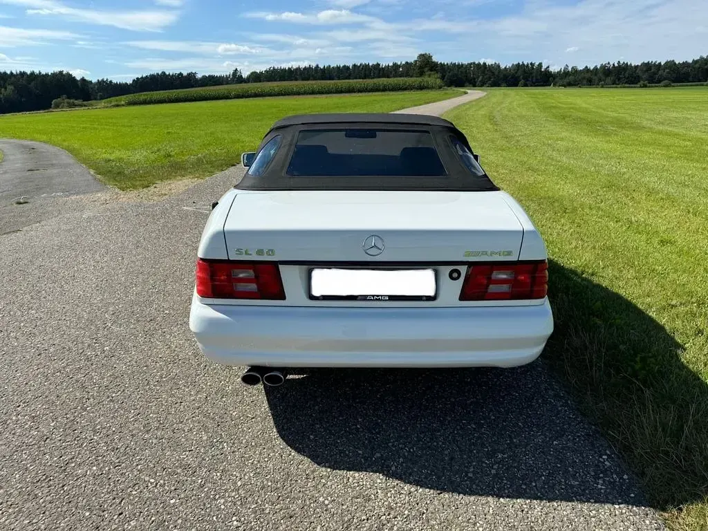 Gebraucht Mercedes SL500 AMG 320 PS (235 kW) 1997 Weiß Cabrio