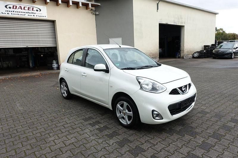 Weiß Gebraucht 2013 Nissan Micra Acenta Kleinwagen | 3.990 € (Guter Preis) - Bild 1/4