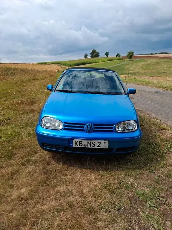 Gebraucht VW Golf Cabriolet Conceptline 101 PS (74 kW) 2000 Blau Cabrio