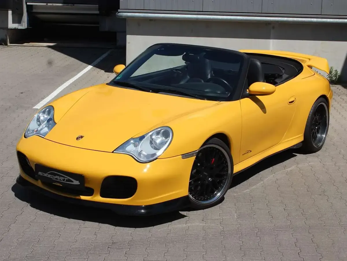 Gebraucht Porsche 911 Carrera Cabriolet 320 PS (235 kW) 2004 Speedgelb l12h Cabrio