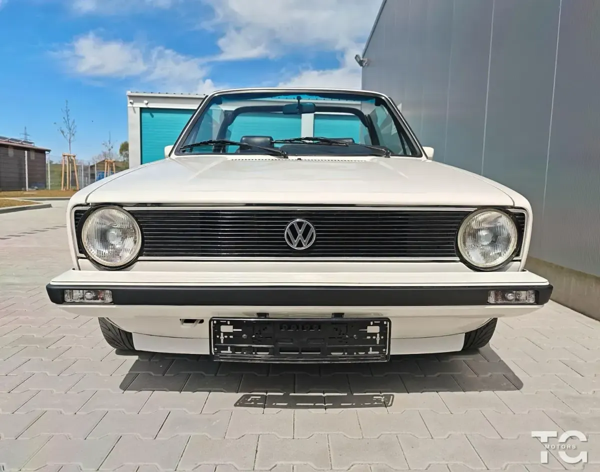 Gebraucht VW Golf Cabriolet 72 PS (52 kW) 1987 Weiß Cabrio