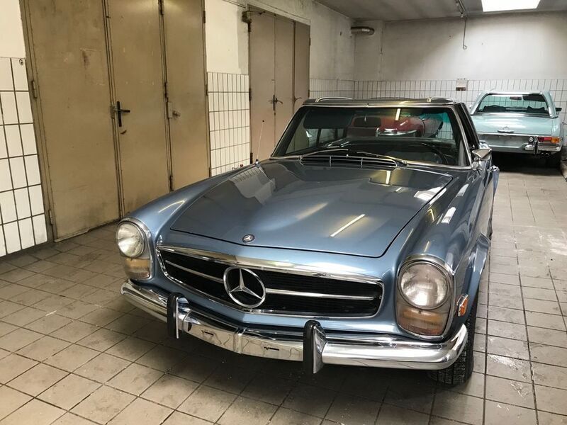 Gebraucht Mercedes SL280 170 PS (125 kW) 1971 Blau Cabrio