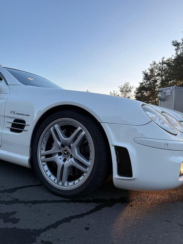 Gebraucht Mercedes SL55 AMG AMG 500 PS (367 kW) 2004 Weiß Cabrio