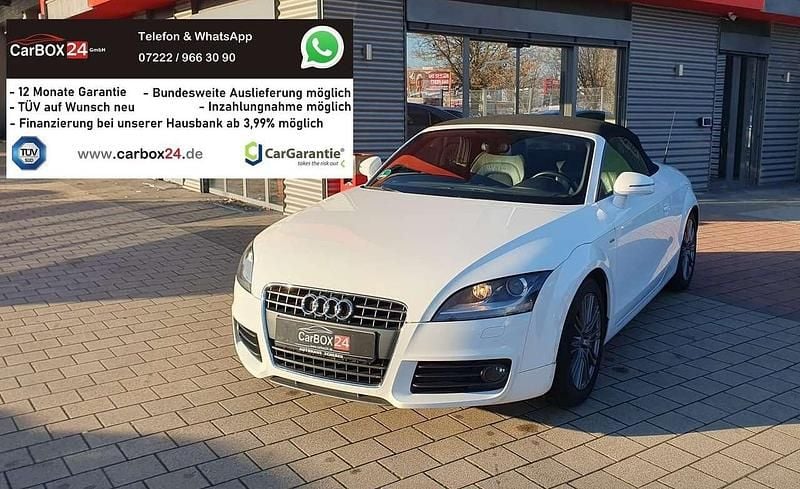 Ibisweiß Gebraucht 2010 Audi TT Roadster S-line plus Cabrio | 10.890 € (Guter Preis) - Bild 1/4